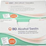 BD Alcohol Swabs 100 Each White