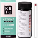 Perfect Keto Test Strips - Best for Testing Ketones in Urine on Low Carb Ketogenic Diet, Ketosis Home Urinalysis Tester Kit, 100 CT