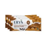 Chocolate Salted Caramel Flavor Baking Chips By Lily's Sweets | Made with Stevia, No Added Sugar, Low-Carb, Keto Friendly | 32% Cocoa | Fair Trade, Gluten-Free & Non-GMO Ingredients | 9 Oz, 3 Pack