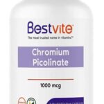 Chromium Picolinate 1000mcg (240 Vegetarian Capsules) - No Stearates - No Dicalcium Phosphate - Vegan - Gluten Free - Non-GMO