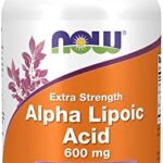 NOW Supplements, Alpha Lipoic Acid 600 mg with Grape Seed Extract & Bioperine®, Extra Strength, 120 Veg Capsules