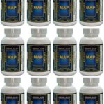 Pack of 12 Bottles of MAP Master Amino Acid Pattern (120 Tablets/Bottle) 99% Net Nitrogen Utilization (NNU) - Original Formula by Dr. Luca Moretti